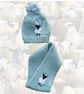 Knitting Pattern - Chunky Sheep Hat and Scarf (digital pattern) - Image 4