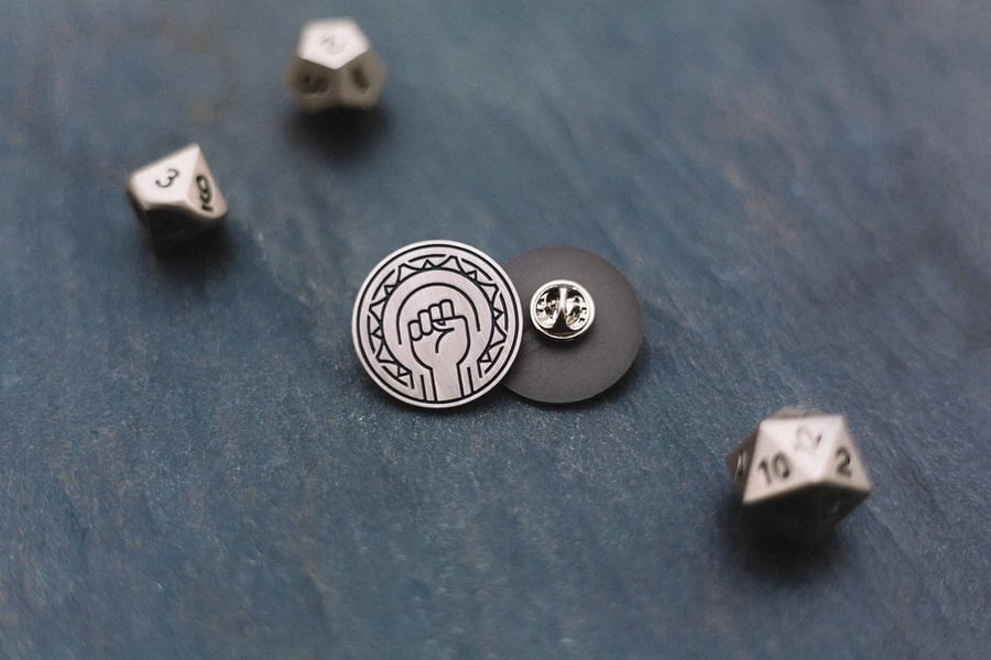 Monk Enamel Pin - accessories for D&D players