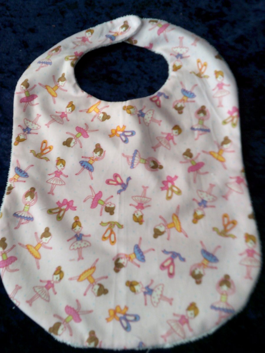 Tiny Ballerinas Baby Bib