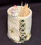 Little snowman pot