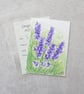 Original Watercolour ACEO Lavender - Image 2