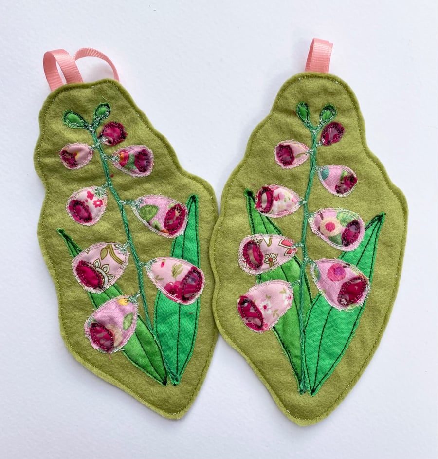 Foxglove flower garden summer home decorations. 