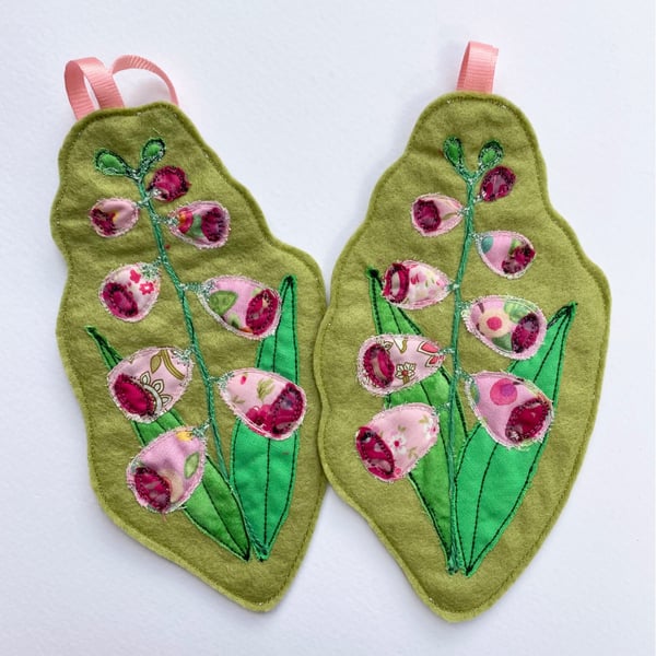 Foxglove flower garden summer home decorations. 