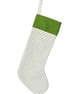 Handmade Christmas Stocking Stars Design, Green-Eco-Friendly-CST033