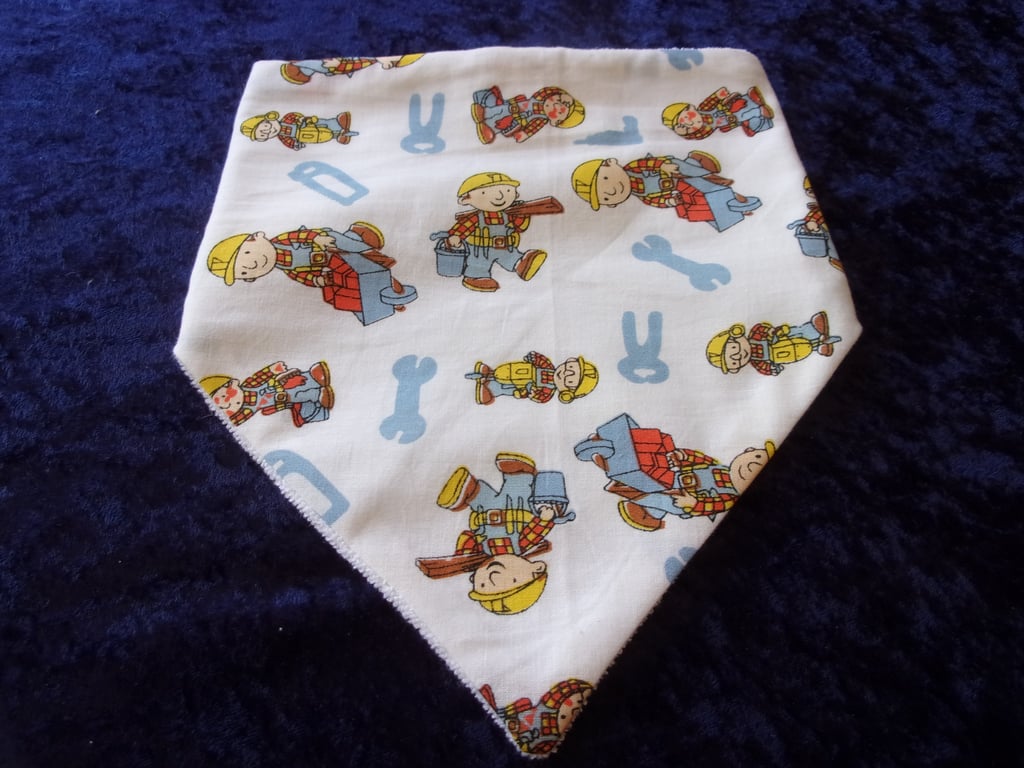 Dribble Bib with Bob The Builder Characters 