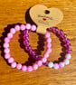 Handmade Set of 2 Beaded Bracelets – Colourful Summer & Holiday Accessories