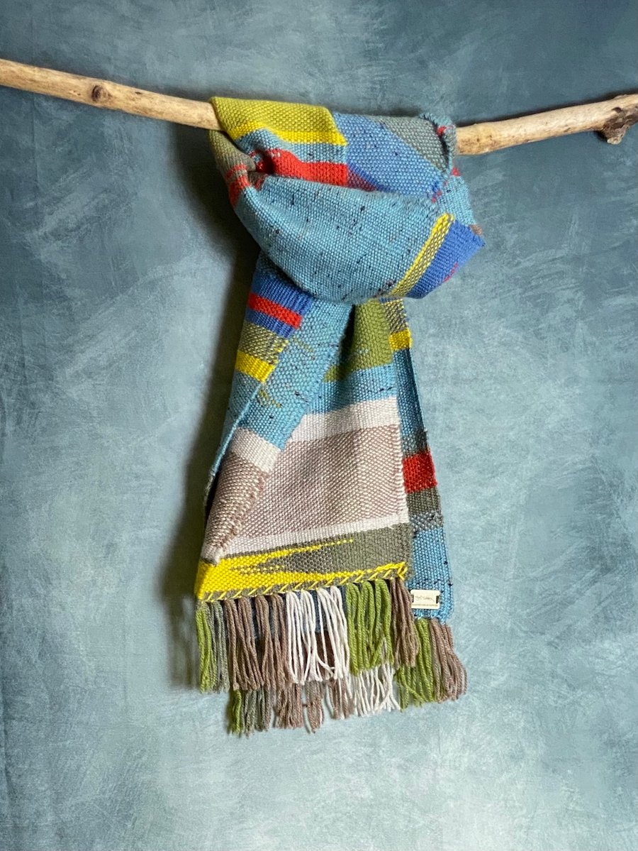 Handwoven scarf