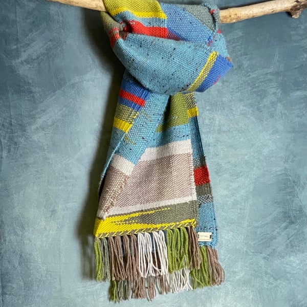 Handwoven scarf