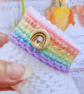 Rainbow Baby Booties – Crochet Newborn Gift & Baby Shower Gift - Image 4