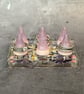 Resin Ring Holder with Dried Flowers, Amethyst and Rose Quartz - Image 2