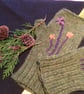 Fingerless mittens hand made in pure Scottish lambswool adult