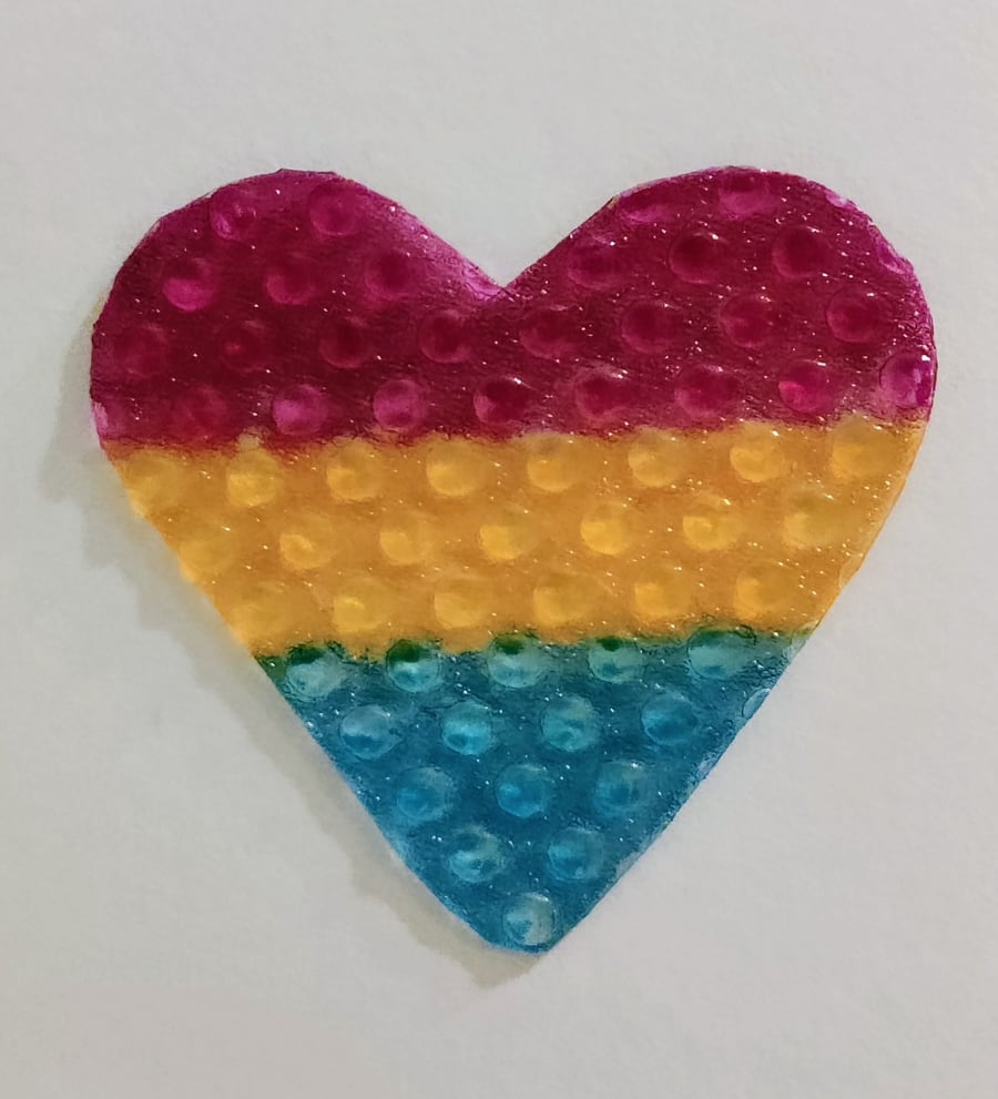 Love heart Pansexual Flag