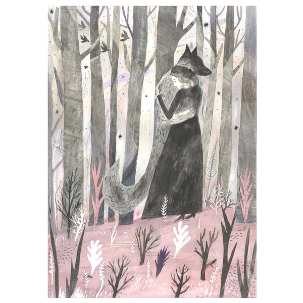 WOLF art print, The Company of Wolves A3 Print