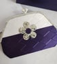 Groovy Retro 1960s Inspired Purple & White Long Handbag Style Gift Box  - Image 8