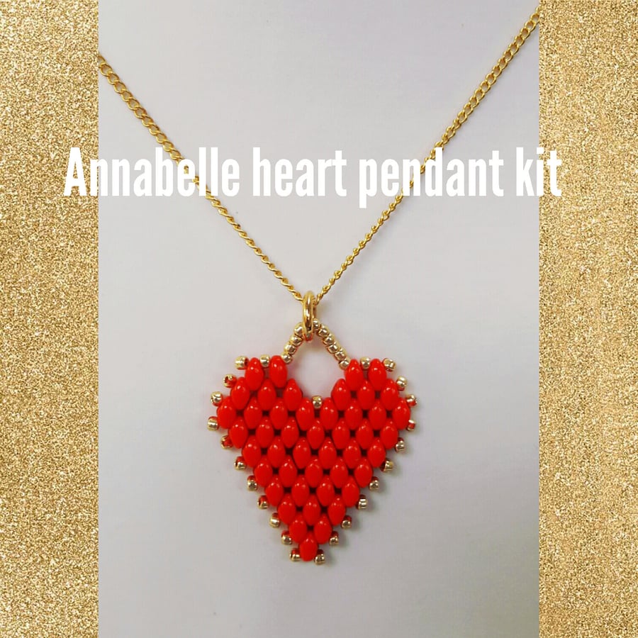 Heart Pendant Jewellery making Kit