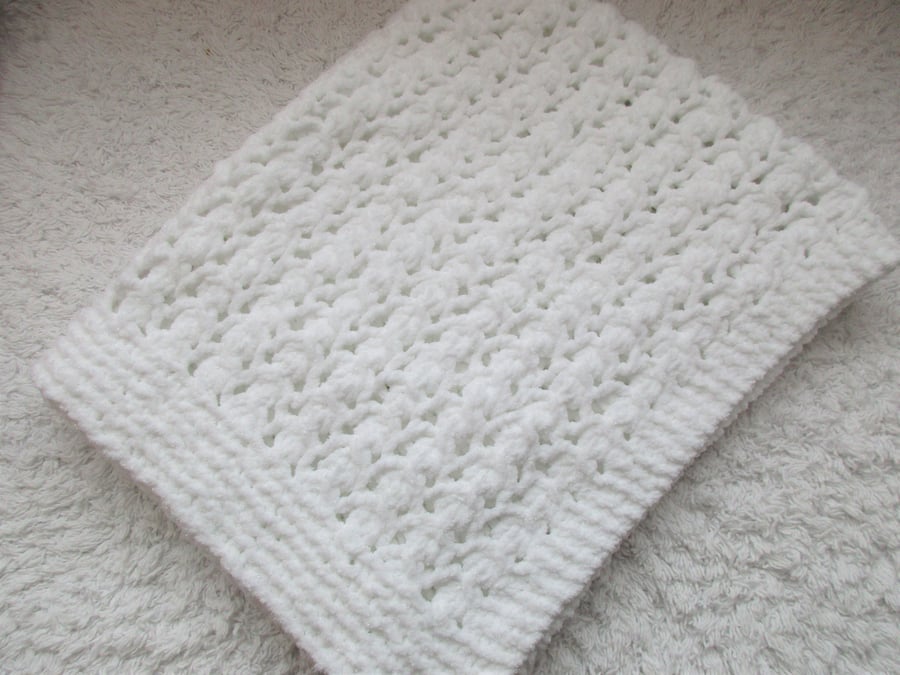 Lace Patterned Baby Blanket
