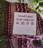 Designer Baby Boys Knotted Fairisle Rolled Beanie Hat 0 - 6  months size  - Image 5