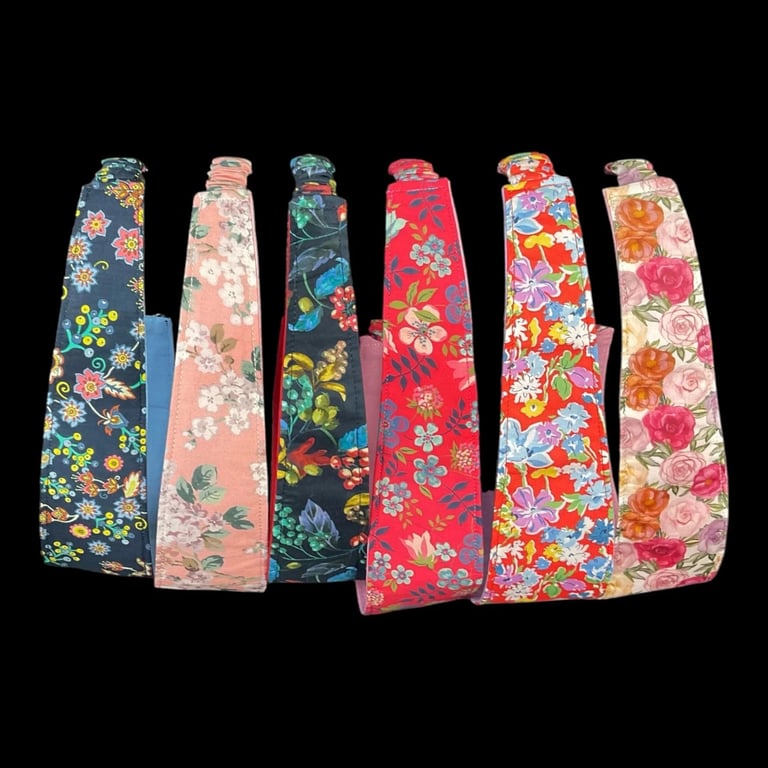 Hairband made of Liberty fabric, soft reversible headband