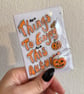 Autumn Halloween Zine With Badge Set