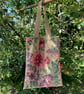 Vintage floral shopper made from Sanderson 'Pangbourne' fabric free p&p - Image 2