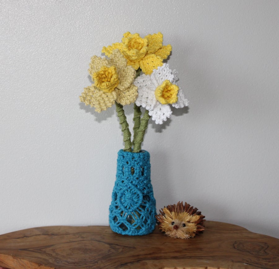 Vase of Spring Daffodils