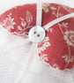 SET OF 3 LAVENDER BAGS - HEART SHAPED HAND EMBROIDERED - Image 5
