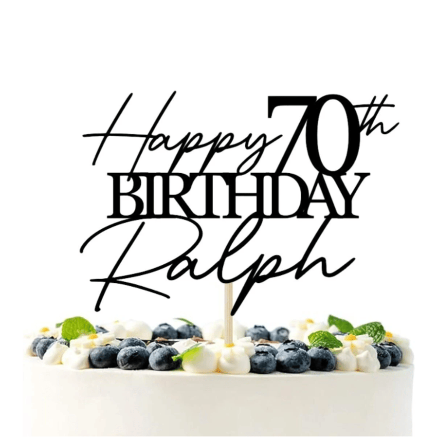 70th Cake Topper, Spa Cake, Pamper Cake Topper, Beauty Cake Topper, Pamper day