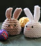 Hand Knitted Bunny Sweetie Holder