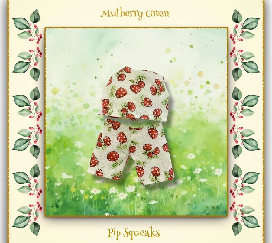 Pip Squeak Toadstool Pyjamas