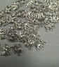 48 x Silver Tone 15mm x 10mm Elephant Charms