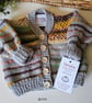  Designer Hand Knitted Baby Cardigan with Merino Wool 3-6 months size