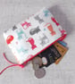 Large coin purse, pouch, cats - Image 8
