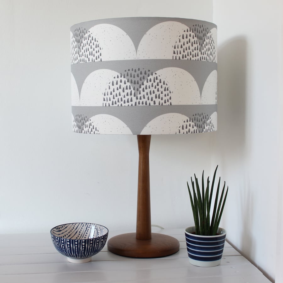 Cumulus Cloud Fabric Lampshade