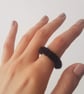 Women's One Size Stretch Hand Knitted Statement Textile Rope Rings - Image 7
