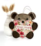 Bear Hug Hanging Decoration with Floral Heart, Letterbox Gift - Image 7