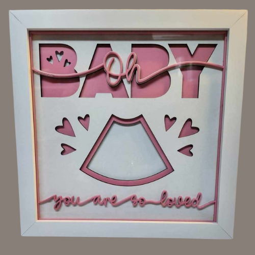 Personalised Laser Cut 3D Photo Frame