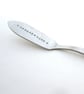 Spread love, butter spreader, hand stamped, stainless steel - Image 4