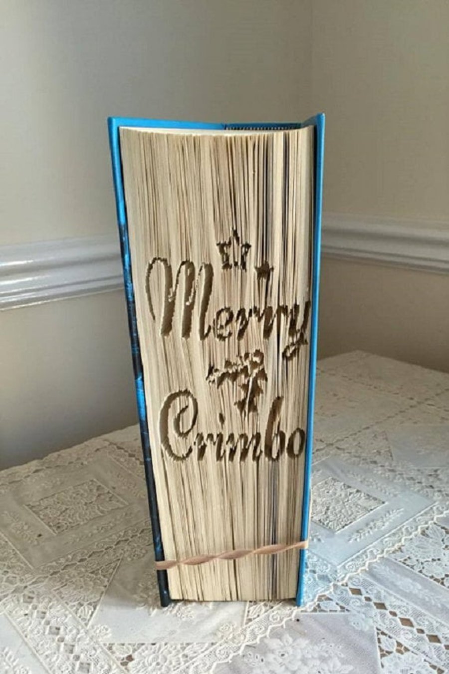 Merry Crimbo CUT & FOLD Book Folding Pattern - EMAILED PDF PATTERN