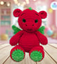 Crochet red dragon soft toy. Dragon plushie. Dragon toy. UKCA tested. - Image 4