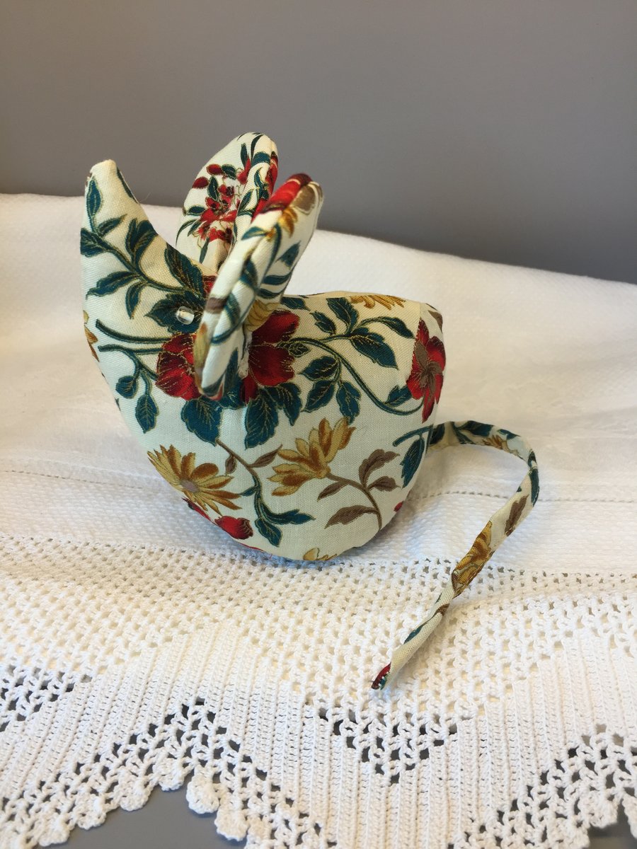 Red and Gold Floral Weighted mouse