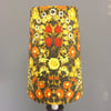 Hot as Mustard Daisy Chain Pat Albeck 70s vintage fabric Lampshade option