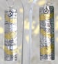Keum boo earrings, shell earrings, medium size, long, razor shell, seaside