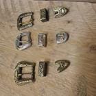 3 piece cowboy belt buckle