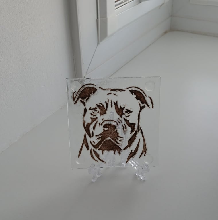 Handcrafted Fused Glass Dog Plaques – Where Art Meets Your Best Friend!