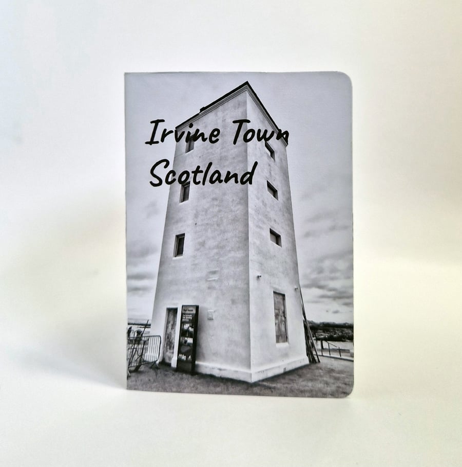 Mini A7 Photo Zine, Irvine Town Scotland, eight of my own photographs