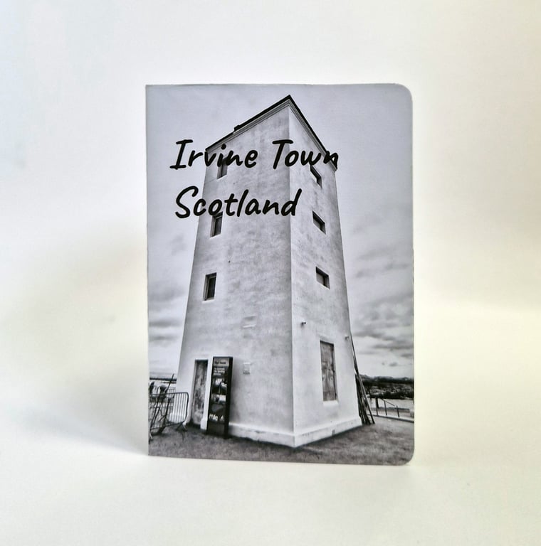 Mini A7 Photo Zine, Irvine Town Scotland, eight of my own photographs