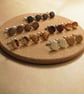 Handmade Wooden Cufflinks with Silver or Gold Fastenings