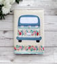 A5 Fabric Notebook, Reusable Notebook Cover - Image 4
