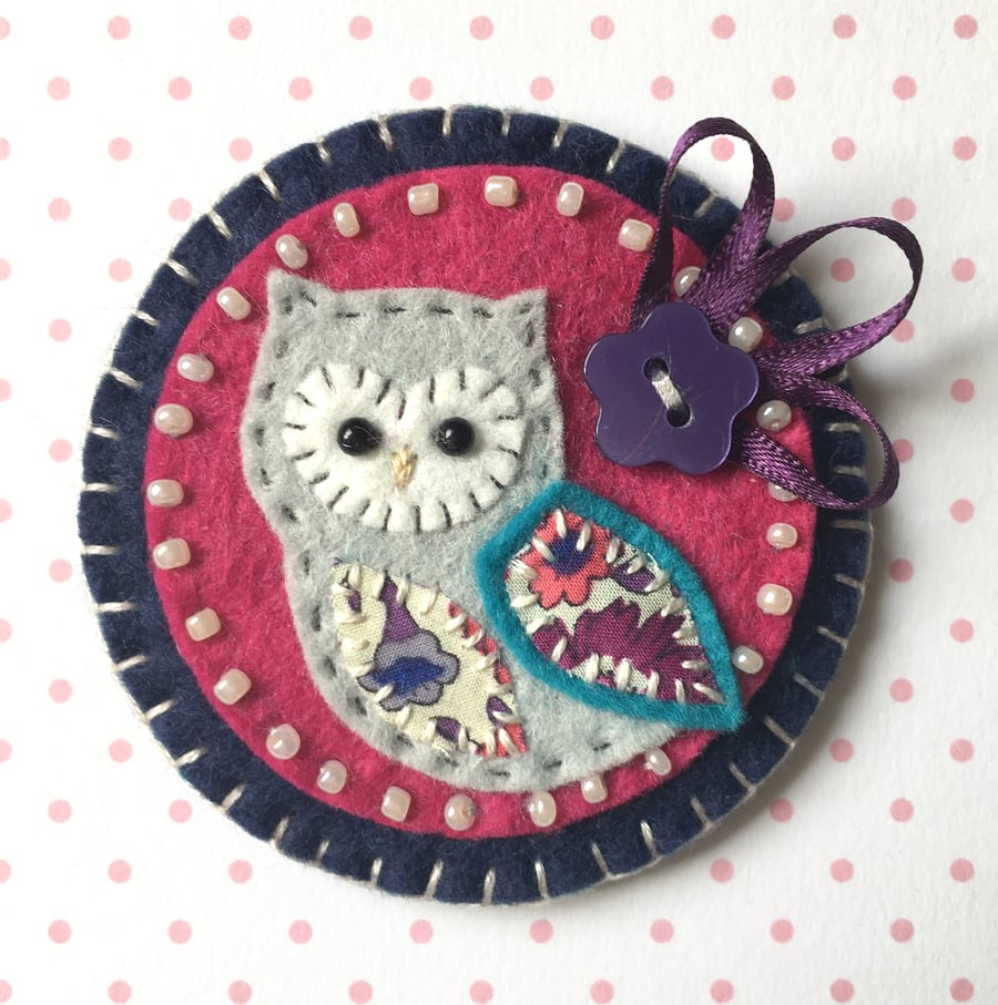 Owl Brooch