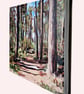Blidworth woods, canvas print of an original oil painting. - Image 3